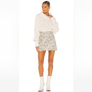 Free People Be Yours Pullover Sweater Vanilla Bean